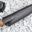 Нож "Финский" (AUS-8, stonewash черный, дерево)
