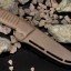 Нож "Вектор" Песчаный (AUS-8, черный, эластрон)