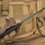 Нож "Милитари" (AUS-8, stonewash черный, эластрон)
