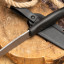 Нож с фиксированным клинком Seal Stonewash, Black