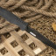 Нож "Нерка" (AUS-8, stonewash черный, эластрон)