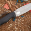 Нож "Нерка" (AUS-8, stonewash серый, эластрон)