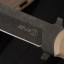 Нож "НР-18" Песчаный (AUS-8, черный, эластрон)