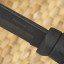 Нож "Речной" (AUS-8, stonewash черный, эластрон)