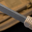 Нож "Руз" Песчаный (AUS-8, черный, эластрон)