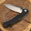 Складной нож А-01 от ТДК Black (D2, StoneWash)