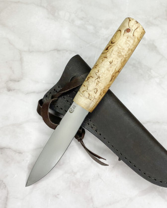 Нож "Якутский" малый (95х18, карельская береза)