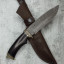 Нож "Скиф" (дамасская сталь, граб)