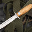 Нож "Финка 2" (95х18, карельская береза)