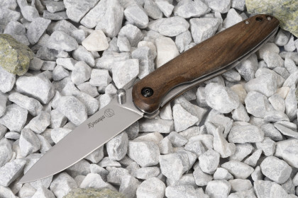 Нож "Куница" (AUS-8, полированный, дерево)