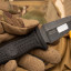 Нож "Страж" (AUS-8, stonewash черный, эластрон)